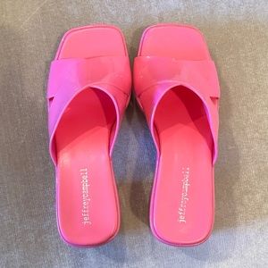 Pink size 6, never worn Jeffrey Campbell’s